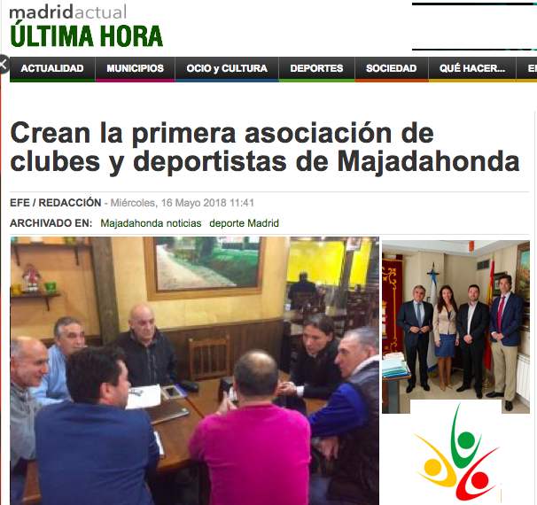 Madrid Actual: crean  primera Asociación de Clubes y Deportistas de Majadahonda (ACDM)